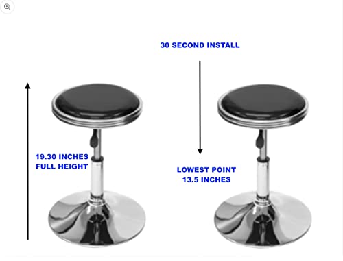 TOP US VIDEO ARCADES Full Size Commercial Grade Cocktail Arcade Machine 3515 Games 22” Screen Tempered Glass 2 Stools Included 5 Year Warranty Dark Wood