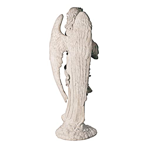 Design Toscano Grand Basilica Praying Angel Garden Statue Antique Stone