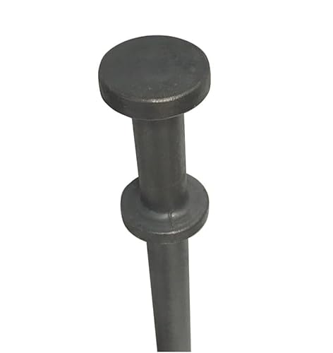 Moose Supply Double Head Heavy Duty Steel Tent Stakes 40 Inch 50-Pack