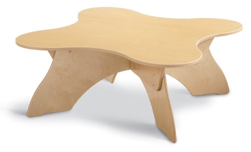 Jonti-Craft Blossom Table Natural Wood