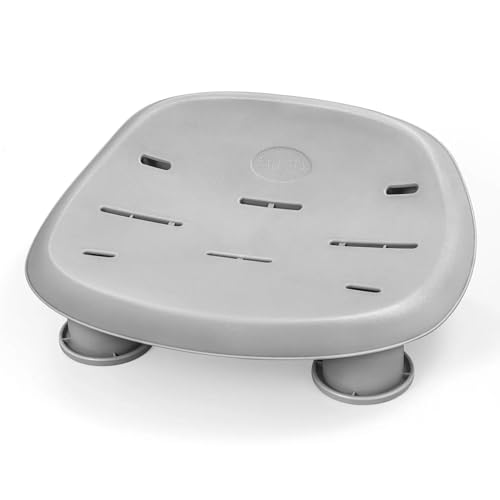 Bestway SaluSpa Milan AirJet Inflatable Hot Tub with Non Slip Pool Seat & Headrest Pillows Blue