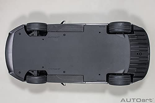 AUTOart 2017 Ford GT Ingot Silver Metallic Model Car 1/12 Black Stripes