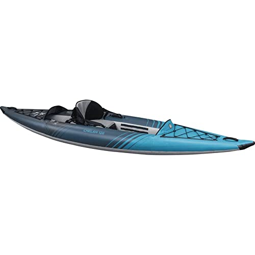 AQUAGLIDE Chelan 120 Inflatable Kayak Blue, Black