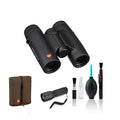 Leica 10x32 Trinovid HD Compact Binoculars Bundle with Cleaning Kit and Flashlight