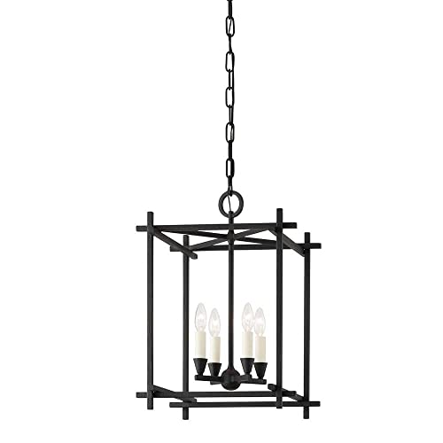 Troy Lighting Huck 4-Light Pendant Global Style Black