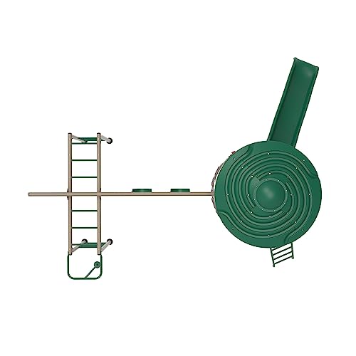 Lifetime Adventure Tower Deluxe Swing Set Playset Earthtone