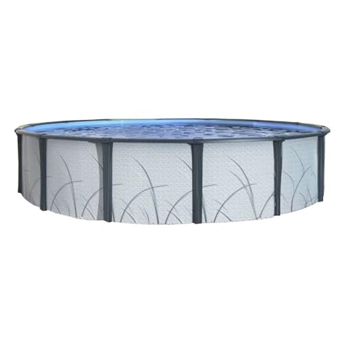 Lake Effect Pools Riverbank II 21' Round Above Ground Pool Kit with 52" Side Wall and 20G Liner
