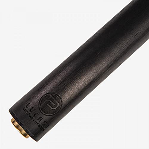 LUCASI LUXP1 Lux Cue Midnight Black Silver Inlay