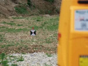 Survey Pro Laser Scanner Target with Foldable Base - 10 Pack