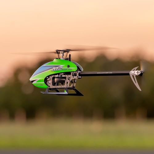 OMPHOBBY M2 Explore RC Helicopter Dual-Brushless Motor 6CH 3D Flight BNF Yellow