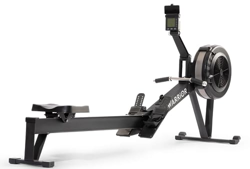 Row Warrior Indoor Rowing Machine Compact Foldable Home Exercise Equipment Black