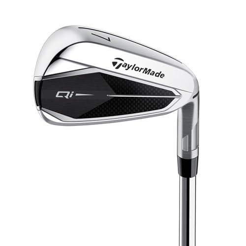 TaylorMade Golf Qi Iron 5-P,AW Graphite Shaft Stiff Right Handed Silver