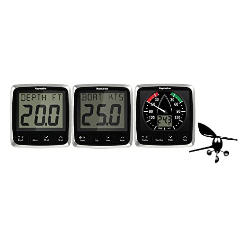 Raymarine i50/i60 Wind, Speed and Depth System Pack Transducer Black