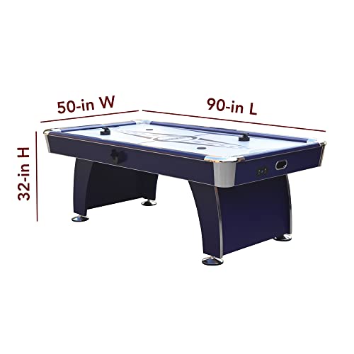 Hathaway Phantom II 7.5-ft Air Hockey Game Table Blue/White/Silver