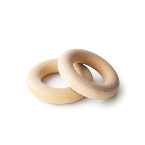 That Wood Work 300 Pcs Wooden Toss Rings 2-1/4" OD