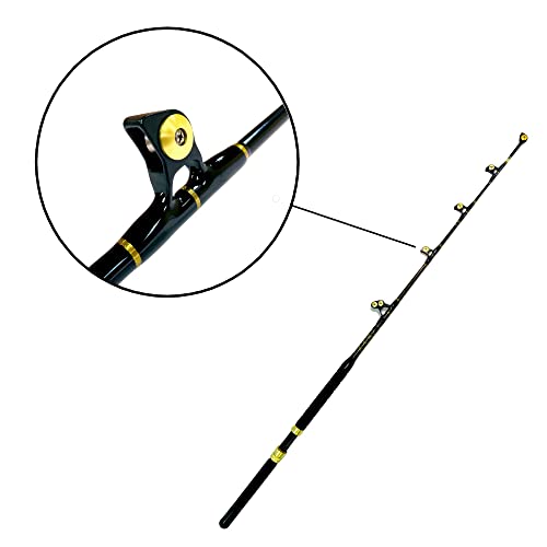 EAT MY TACKLE 80 Wide 2 Speed Fishing Reels on Blue Marlin Tournament Rods (4 Pack)