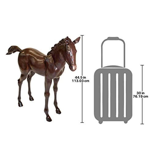 Design Toscano Horse Foal Cast Bronze Garden Statue Bronze