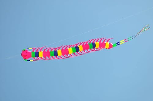 TiffyDance 40 Ft 3D Soft Inflatable Caterpillar Kite XX-Large