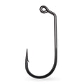 Mustad 60 Wide Bend 2X Strong Forged Jig Hook 1000 Pack Black/Nickel Size 10/0