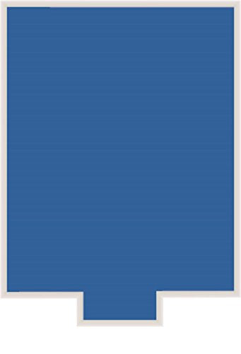 WaterWarden Premium Pool Safety Cover 16' x 32' In-Ground Pool Solid Blue With Drain Panel