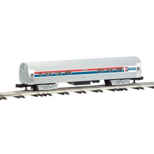 Wondertrail Amtrak O Scale Model Train Set with Engine and Three 60ft Coaches Williams