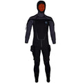 Apeks Men's Hooded Semi-Dry Suit 8/7mm Black/Grey XX-Large