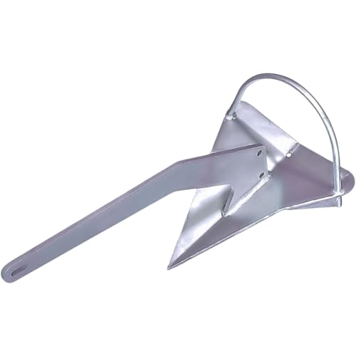 Smart Choice Marine 121 lb Galvanized Scoop Style Anchor with Roll Bar