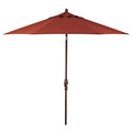 Treasure Garden Deluxe Auto-Tilt 11ft Market Umbrella Sunbrella Henna w/Bronze Frame