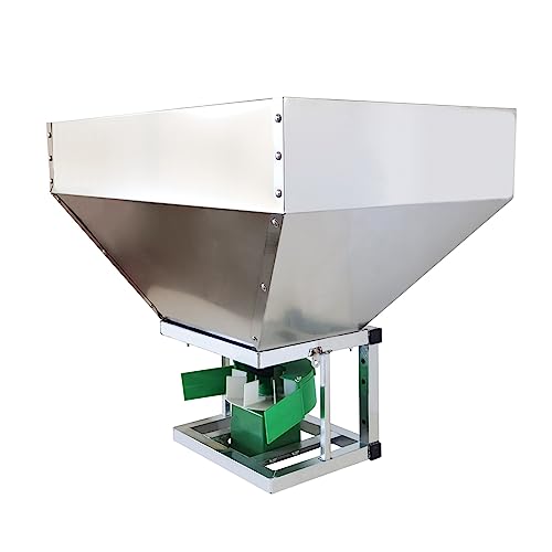 INTSUPERMAI ATV Broadcast Spreader 160L Capacity Stainless Steel Fertilizer Feeder