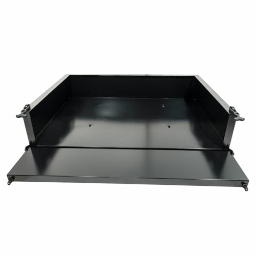 Performance Plus Carts Club Car DS Golf Cart Black Steel Utility Cargo Box Kit with Brackets