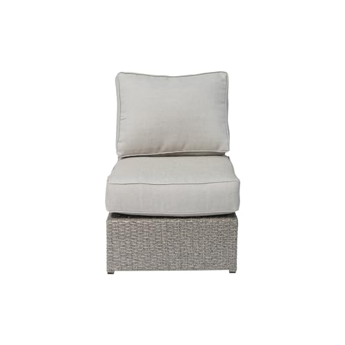 Living Source International 9-Piece Outdoor Conversation Set with Cushions Grey