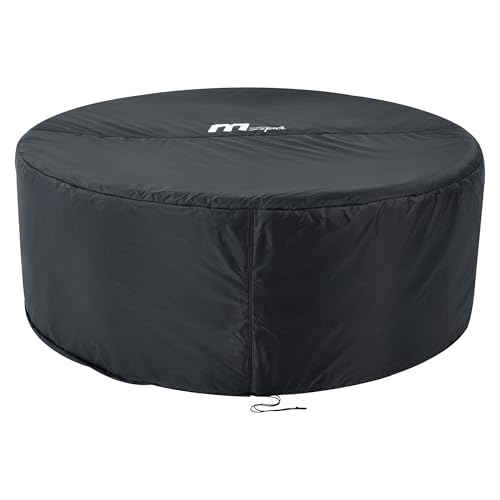 M Spa Mono 6 Person Round Hot Tub 138 Jet Wi-Fi Controlled Champaign Gold