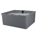 Aqualife by Strong Spas 3-4 Person Hot Tub with Hydrotherapy Jets and LED Lighting Gray Granite