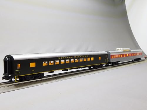 Lionel Western Maryland Scenic RR O Gauge Passenger Car 2-Pack Multi Colored