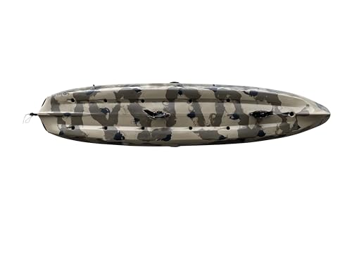 BKC Brooklyn 13.5 Tandem Sit On Top Fishing Kayak Camo