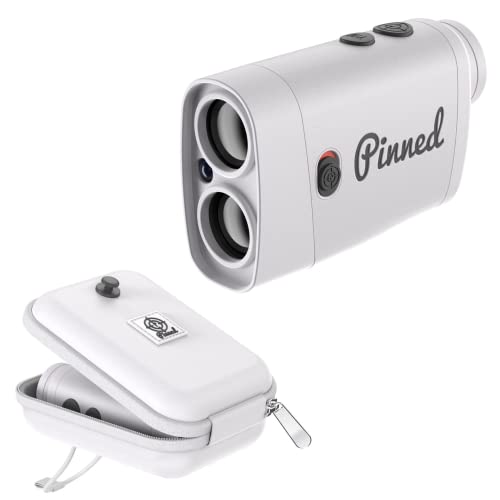 Pinned Golf Rangefinder White