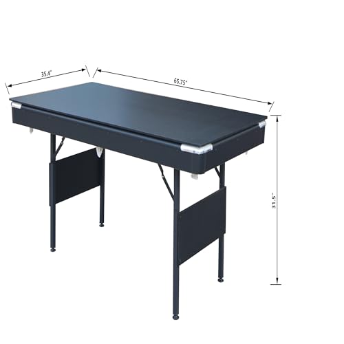 AiAigpt Premium 5.5 Ft Pool Table Green Velvet Cloth with Accessories