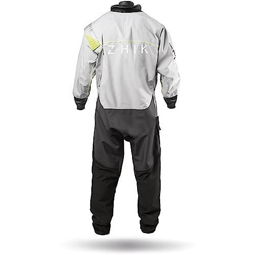 Zhik Men's Front Zip Drysuit Silver - Lightweight 3-Layer Waterproof