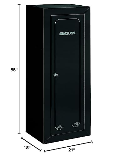 Stack-On 22-Gun Security Cabinet with Foam Barrel Rests Black