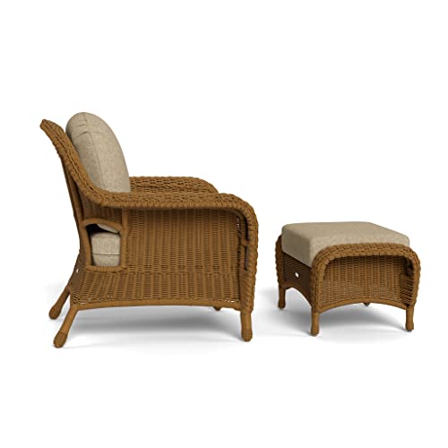 Tortuga Outdoor Sea Pines Wicker Chair and Ottoman Bundle Mojave