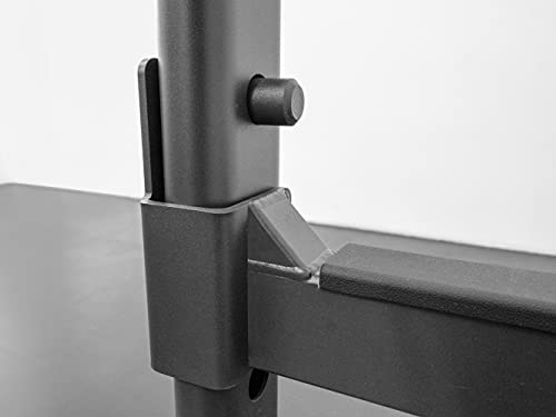 BK BodyKore Commercial Squat Cage Multi-Grip Pull Ups & Dip Bar Adjustable J Hooks G256