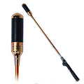 HALLINONEOEM Golf Alignment Stick Swing Caddy Impact Swing Trainer Gold