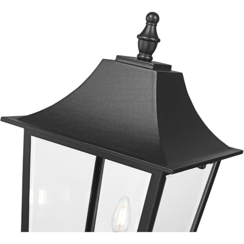 Z-Lite Gannon 3 Light 124" Tall Post Light Black