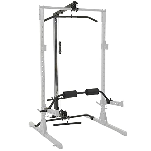 Fitness Reality Universal Olympic LAT Pull Down and Low Row Cable Attachment Grey