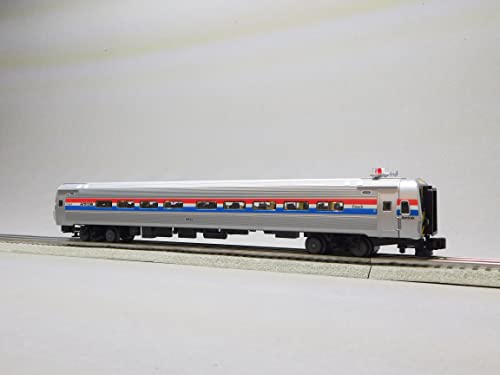Lionel AMTRAK Amfleet Phase III Passenger Coach/CAB Car 2 Pack O Gauge Silver