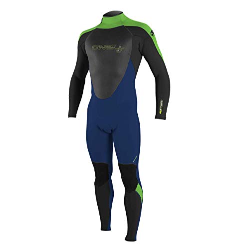 O'NEILL Girl's Epic 4/3mm Back Zip Full Wetsuit Navy/Black/Dayglo