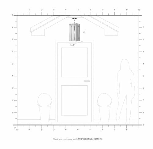 Livex 1 Light Satin Brass Outdoor Pendant Lantern Brass