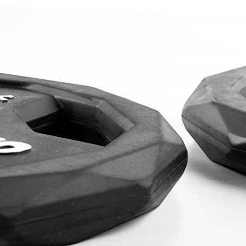 XMark Black Diamond 205 lb Set Olympic Weight Plates