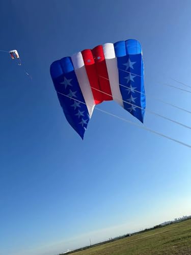 TiffySkyKite Soft Inflatable 20 SQ.M. Nylon Pilot Kite Red