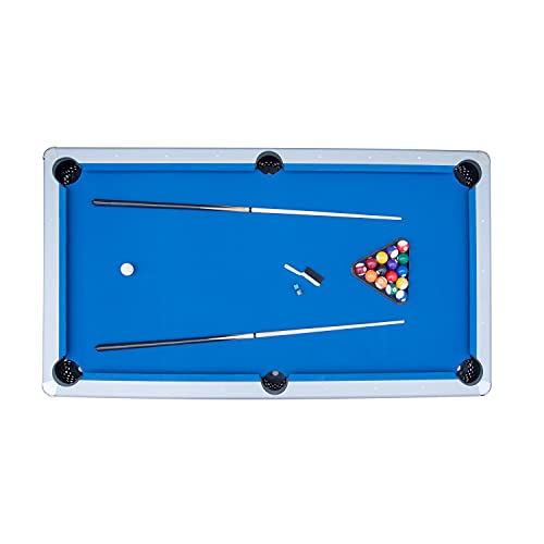 Hathaway Maverick II 7-Foot Pool and Table Tennis Multi Game Black